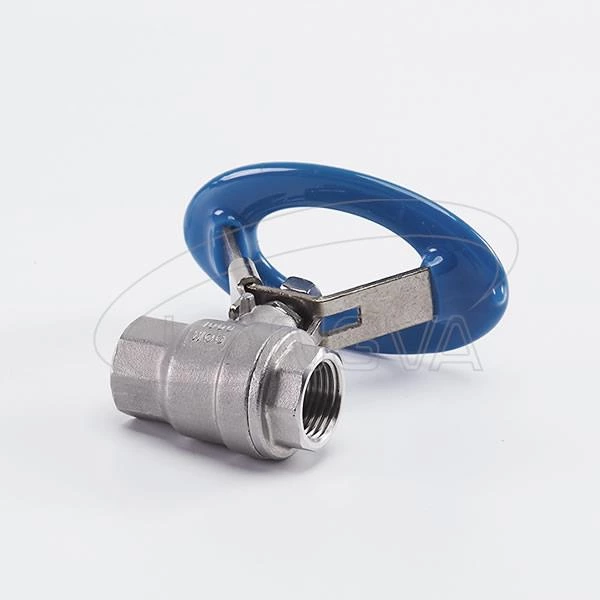 Blue Oval Ball Valve