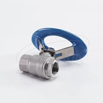 Blue Oval Ball Valve