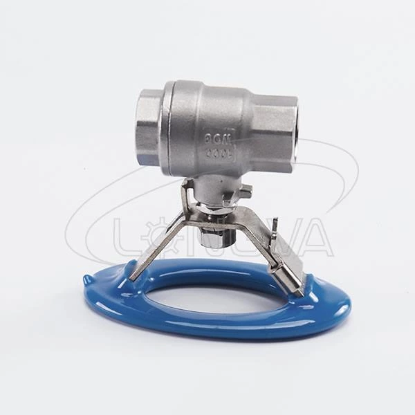 Blue Oval Ball Valve