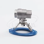Blue Oval Ball Valve