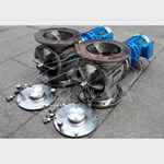 Válvula giratoria fácil de limpiar