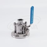 Válvula de fondo de tanque manual sanitario