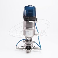 Sanitary-Grade External Cleaning Single-Seat Double-Sealed Anti-Mixing Valve