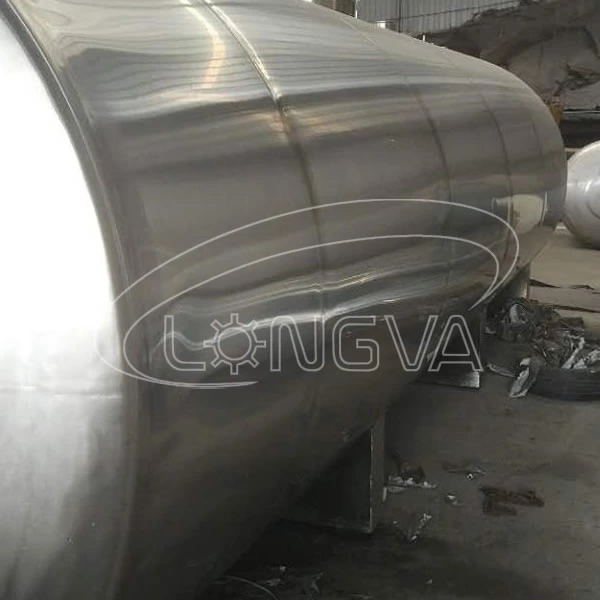Stainless Steel Horizontal Storage Tank
