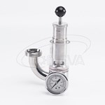 Válvula de seguridad de sello de agua de rosca