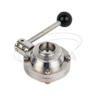 卫生级不锈钢蝶型球阀