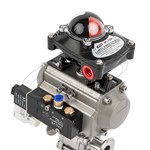 공기 구동 3PC 볼 밸브