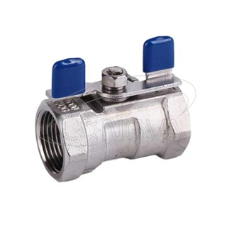1 piece butterfly type female thread ball valve