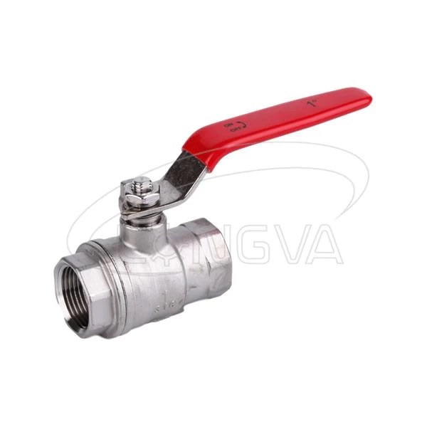 SS304 316L stainless steel 2PC thread ball valve