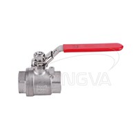 Stainless steel industrial manual 2pc female thread ball valve