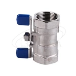 1 piece butterfly type female thread ball valve