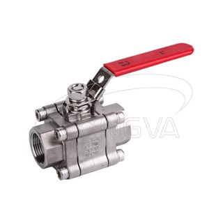 3 piece high pressure thread ball valve
