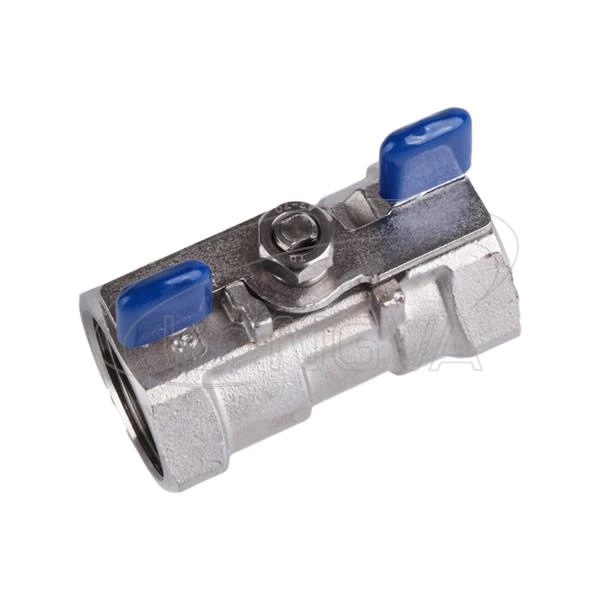 1 piece butterfly type female thread ball valve