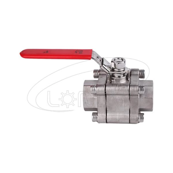 3 piece high pressure thread ball valve