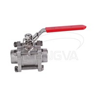SS304 3PC stainless steel ball valve for water supply