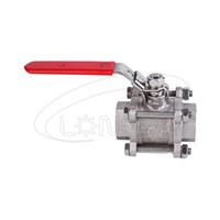 Manual Operation Stainless Steel Thread 3 Pieces Ball Valve