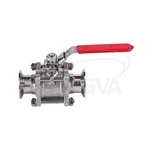Stainless steel 3 Piece clamp ball valve