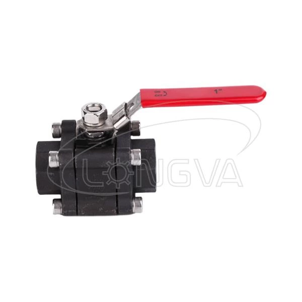WCB 3piece high pressure ball valve