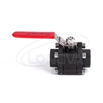 WCB 3piece high pressure ball valve