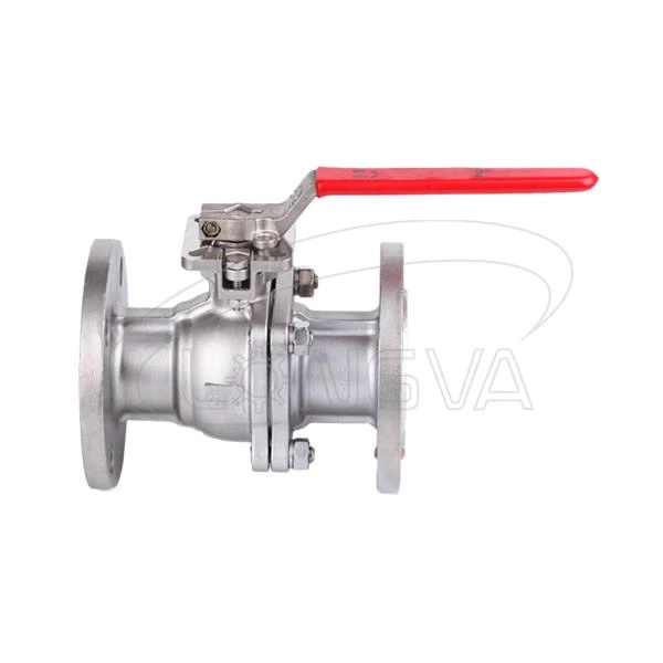 2 piece ANSI flange ball valve
