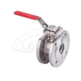 High platform thin type ball valve
