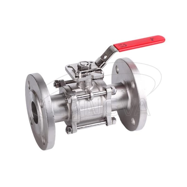 3 piece flange ball valve