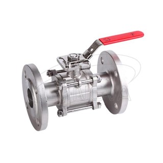 3 piece flange ball valve
