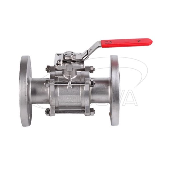 3 piece flange ball valve