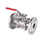 3 piece flange ball valve