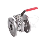 SS304 SS316 SS316L CF8 WCB 2PC Flange End Ball Valve