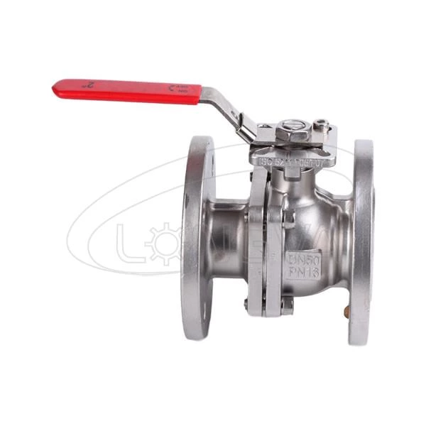 SS304 SS316 SS316L CF8 WCB 2PC Flange End Ball Valve