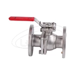 2 Pieces Stainless Steel Flange Manual Ball Valve