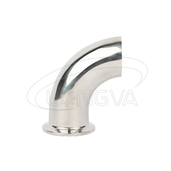 Sanitary stainless steel pipe fittings 90 degree elbow with one clamp end and another weld end