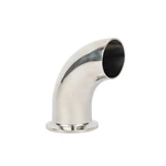 Sanitary stainless steel pipe fittings 90 degree elbow with one clamp end and another weld end