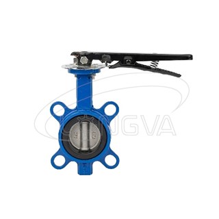 Manual Cast Steel Wafer Butterfly Valve