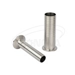 Accesorios de tubería sanitaria de acero inoxidable con abrazadera virola