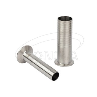 Accesorios de tubería sanitaria de acero inoxidable con abrazadera virola