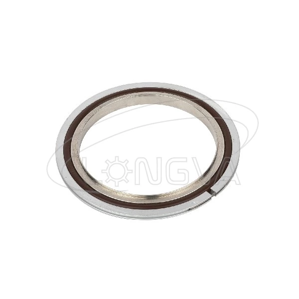 KF centering ring with o-ring & spacer