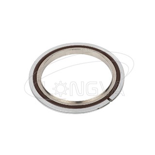 KF centering ring with o-ring & spacer