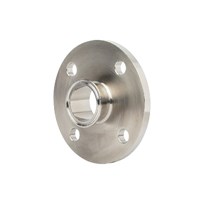 Straight tube flange with clamp ends