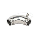 Codo con camisa sanitaria