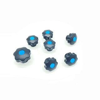 M8/M10/M12 through hole plastic 7 star knobs