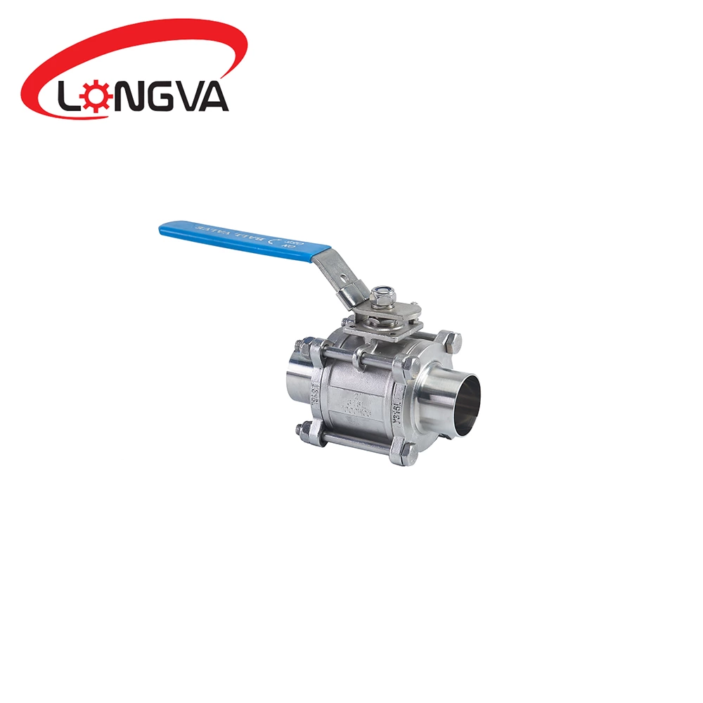 Sanitary Three-Piece Clamp＆Welding Ball Valve
