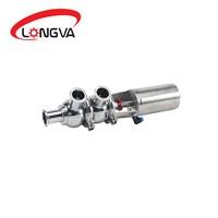 Sanitary pneumatic reversing valve