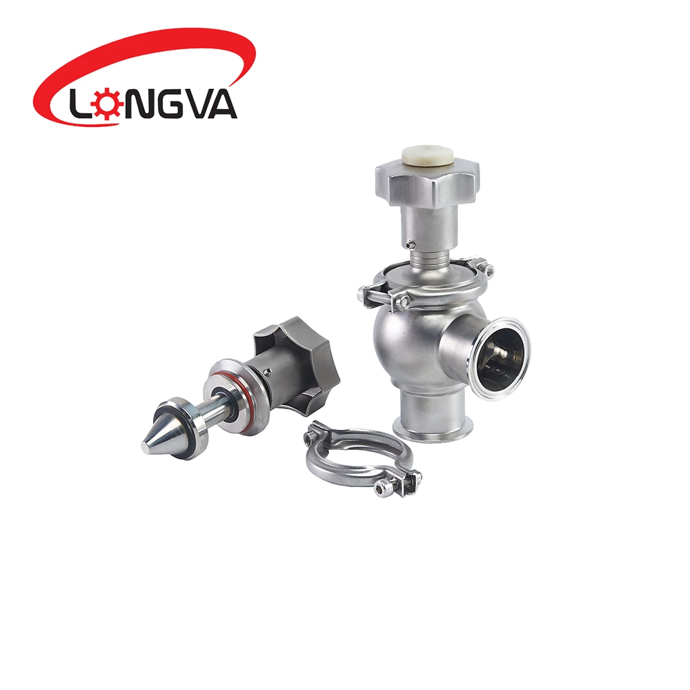 Sanitary regulating valve