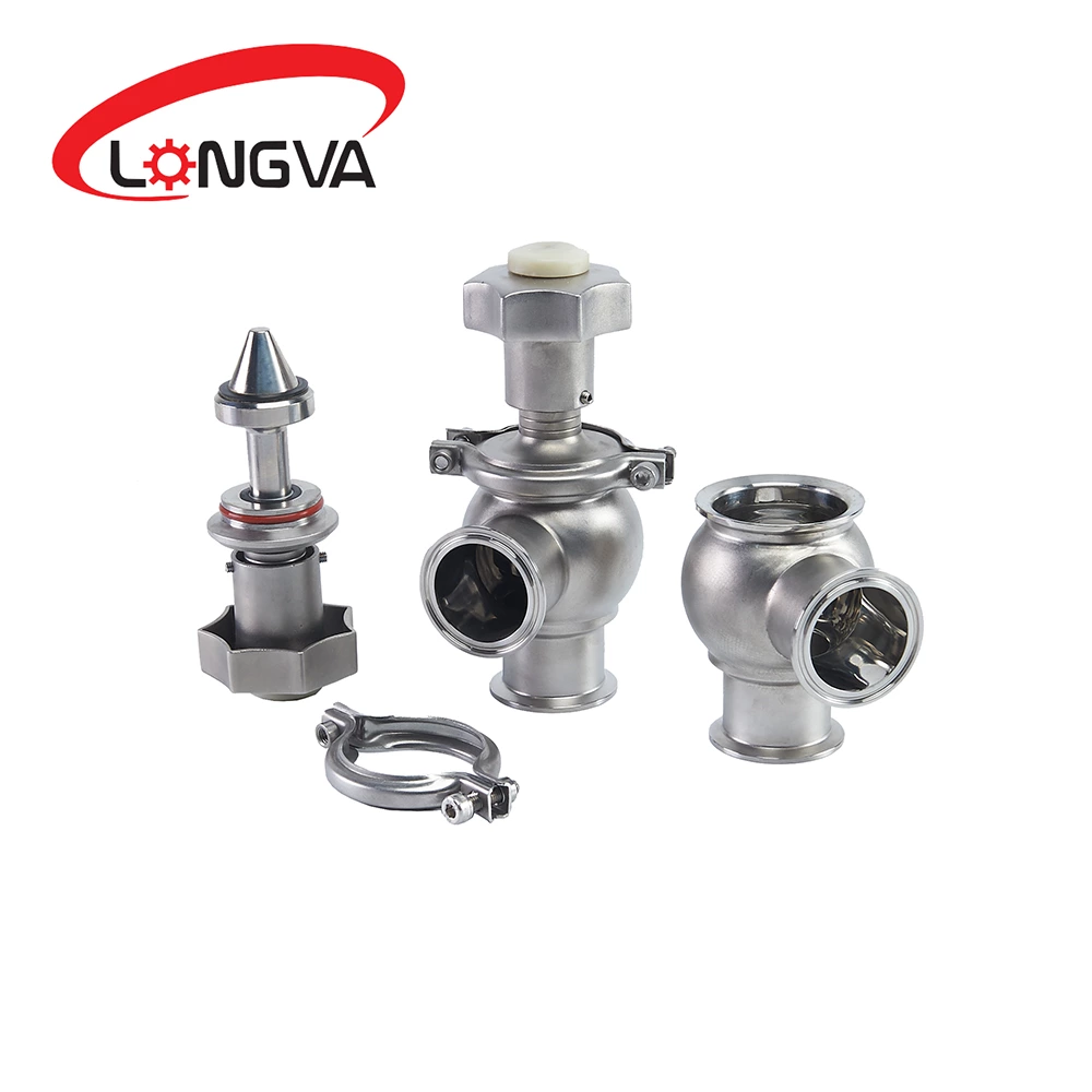 Sanitary regulating valve