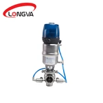 External cleaning single seat double seal anti-mixing valve