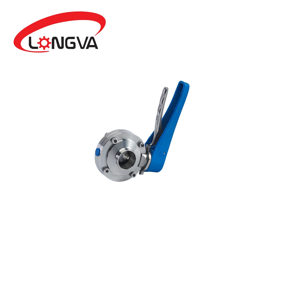 Sanitary Stainless Steel Thread/Weld Butterfly Valve
