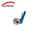 Sanitary Stainless Steel Thread/Weld Butterfly Valve
