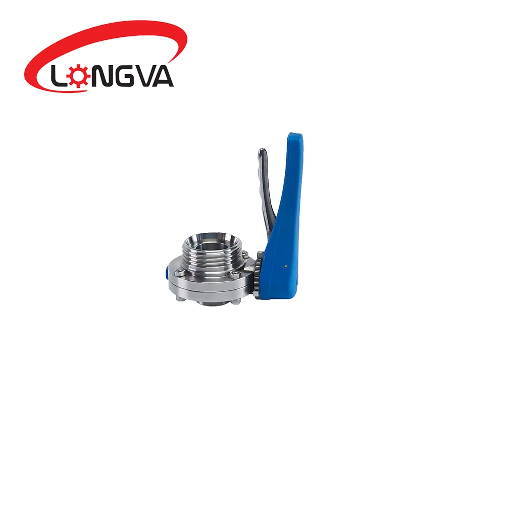 Sanitary Stainless Steel Thread/Weld Butterfly Valve